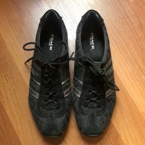 Coach Sneakers, Black monochrome, size 7/37